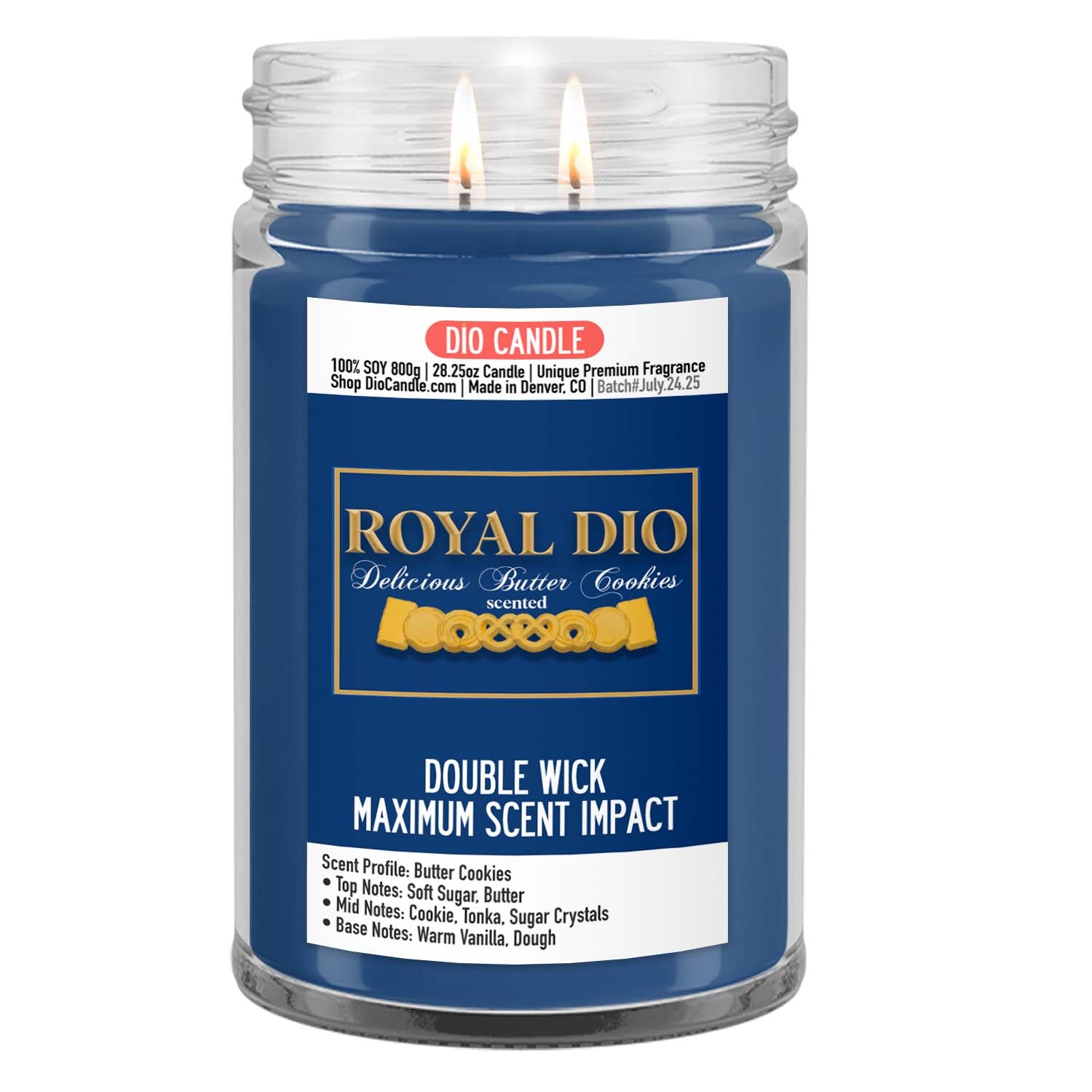 Danish Tin Cookies Candle