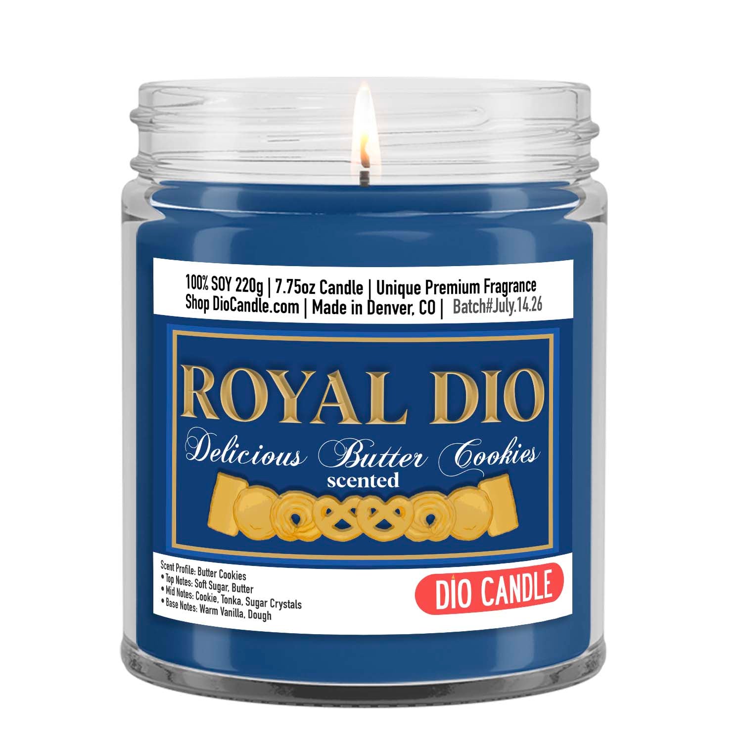 Danish Tin Cookies Candle