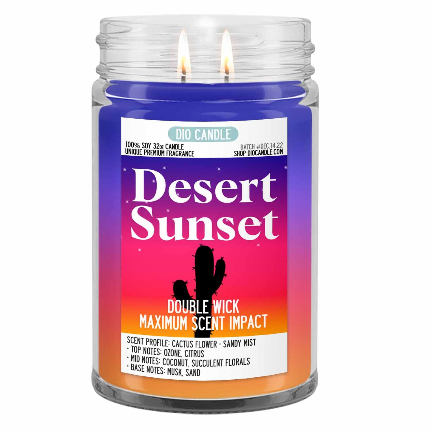 Desert Sunset Candle