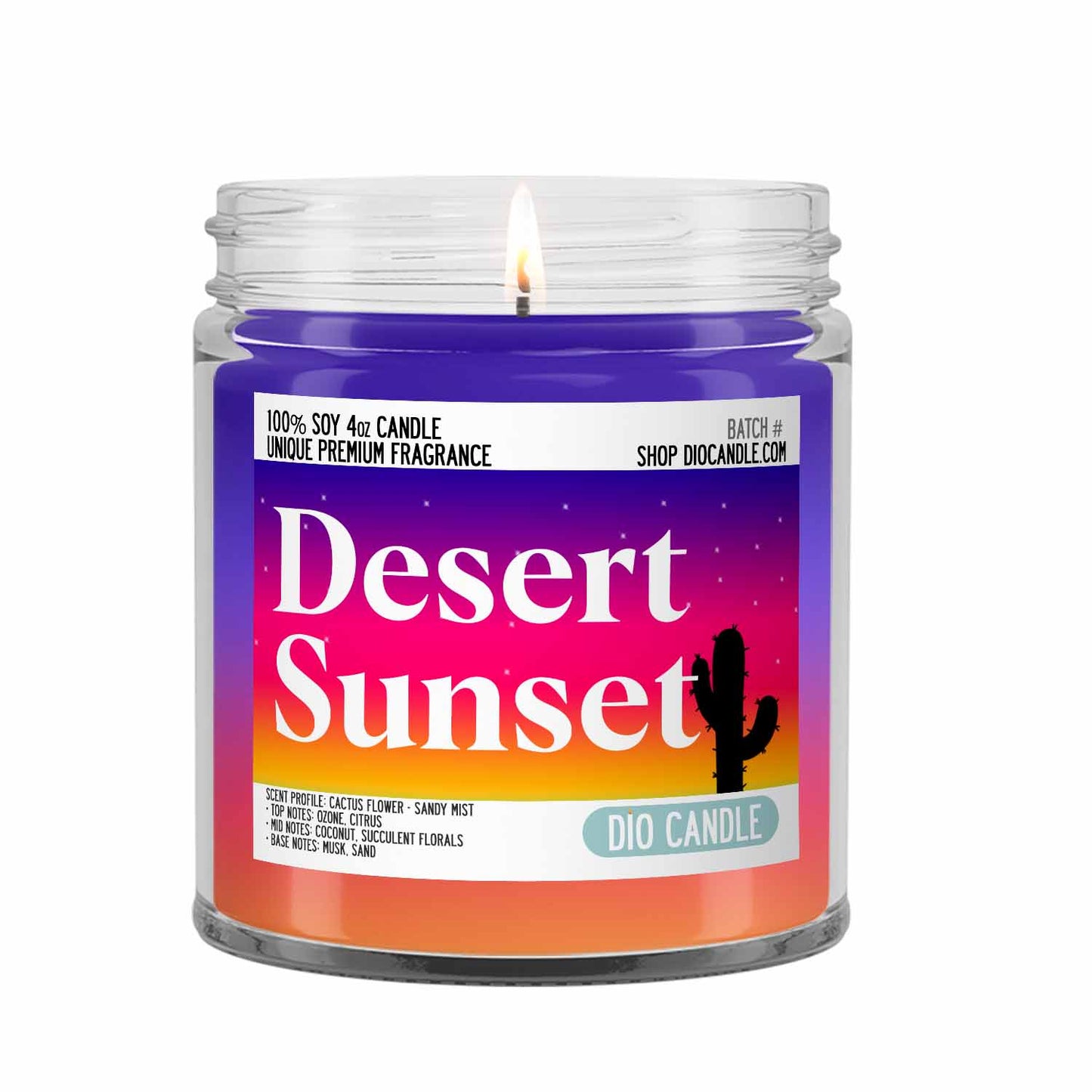 Desert Sunset Candle