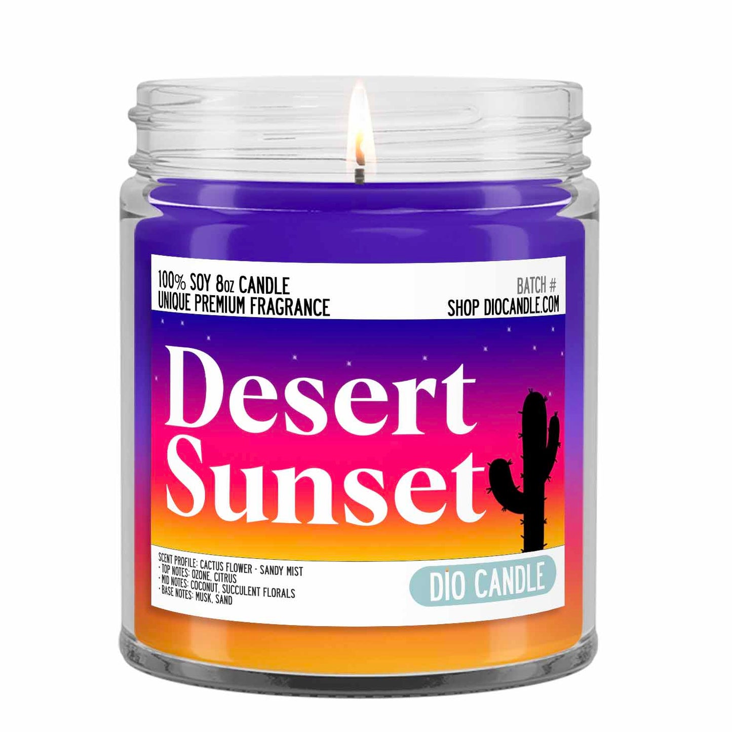 Desert Sunset Candle