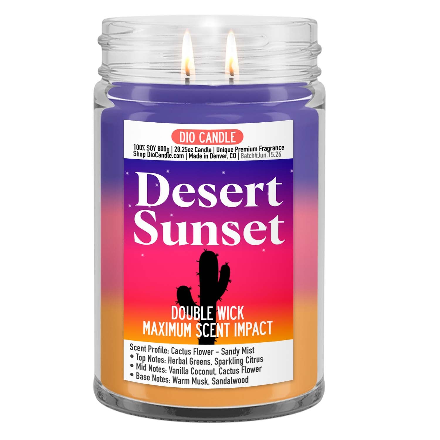 Desert Sunset Candle
