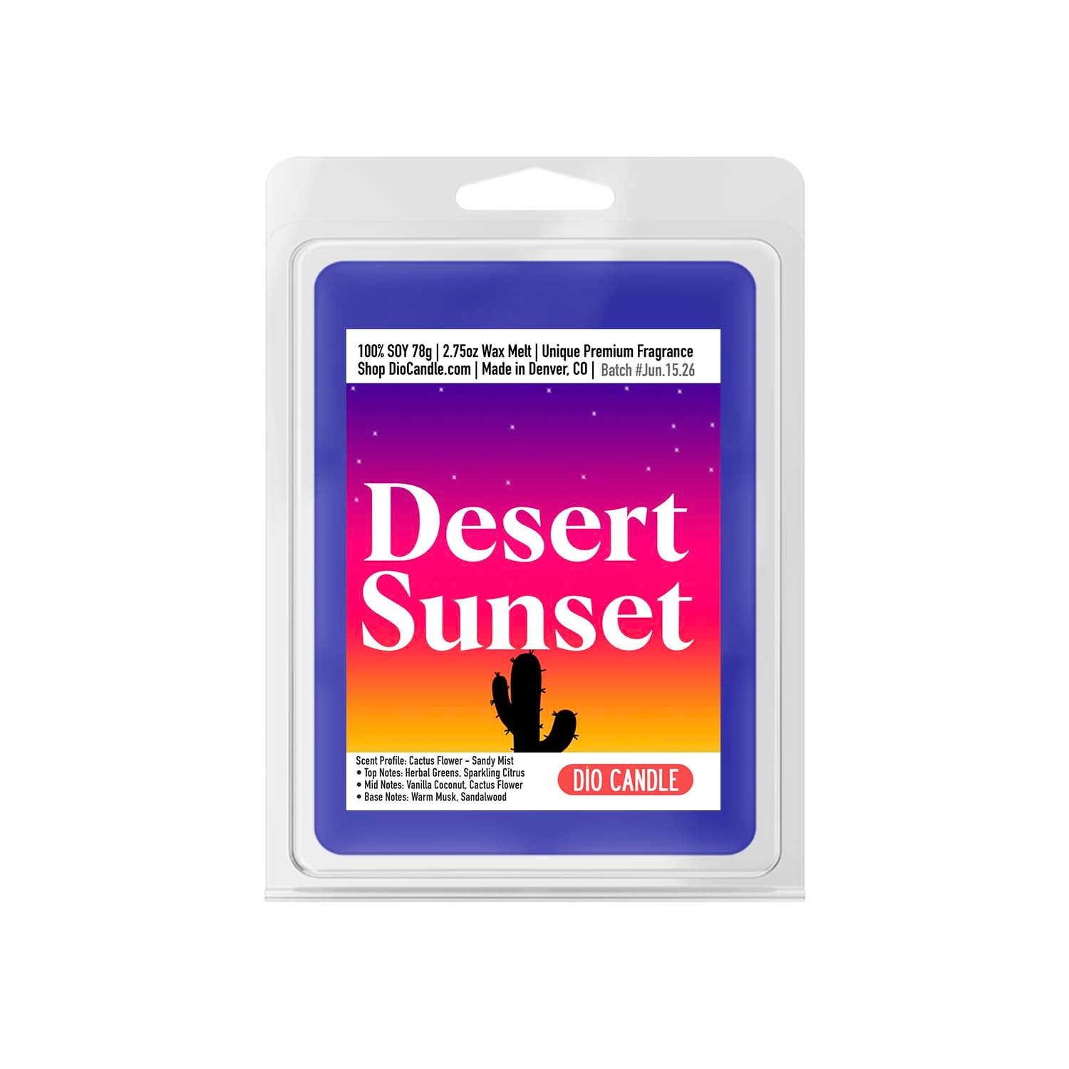 Desert Sunset Candle
