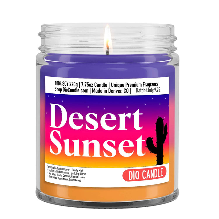 Desert Sunset Candle