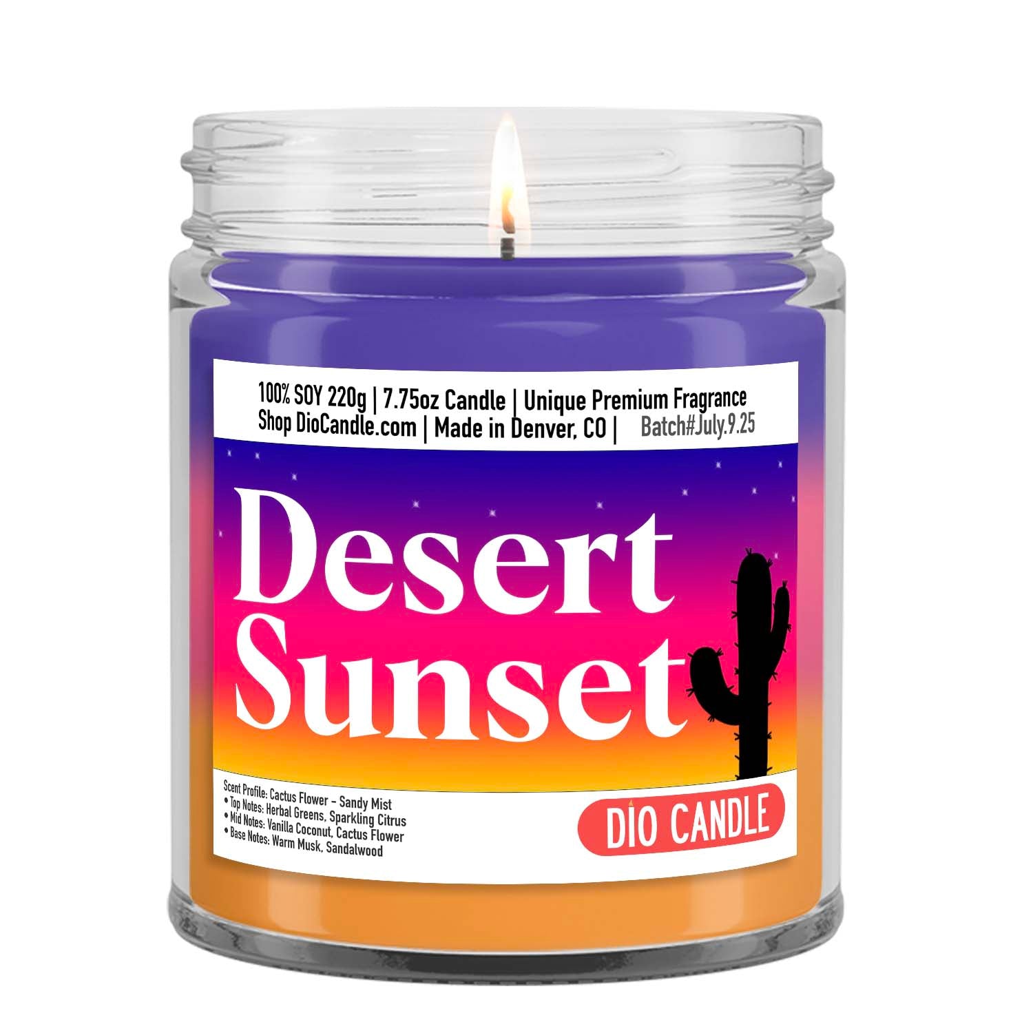 Desert Sunset Candle