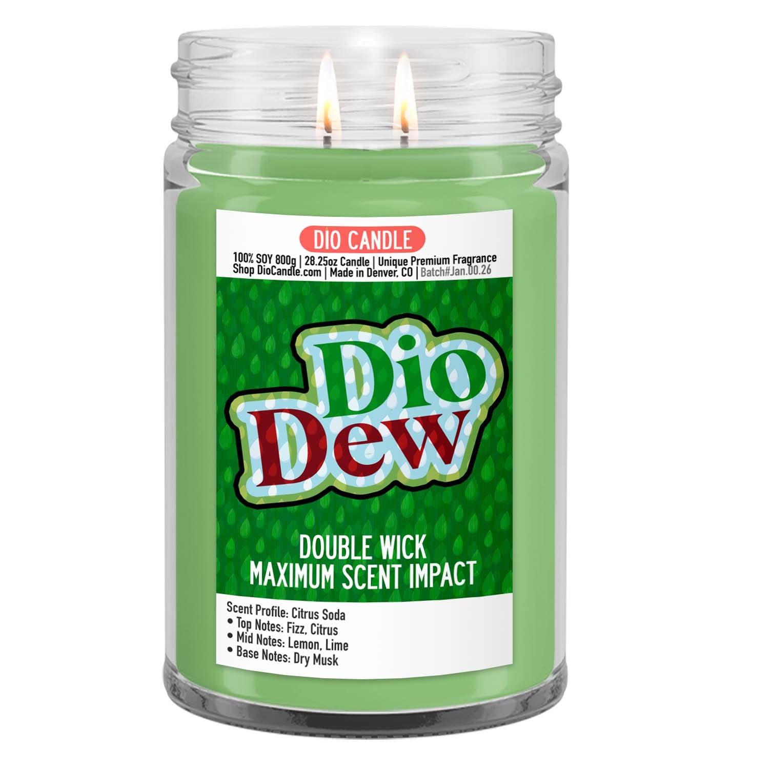 Dew Soda Candle