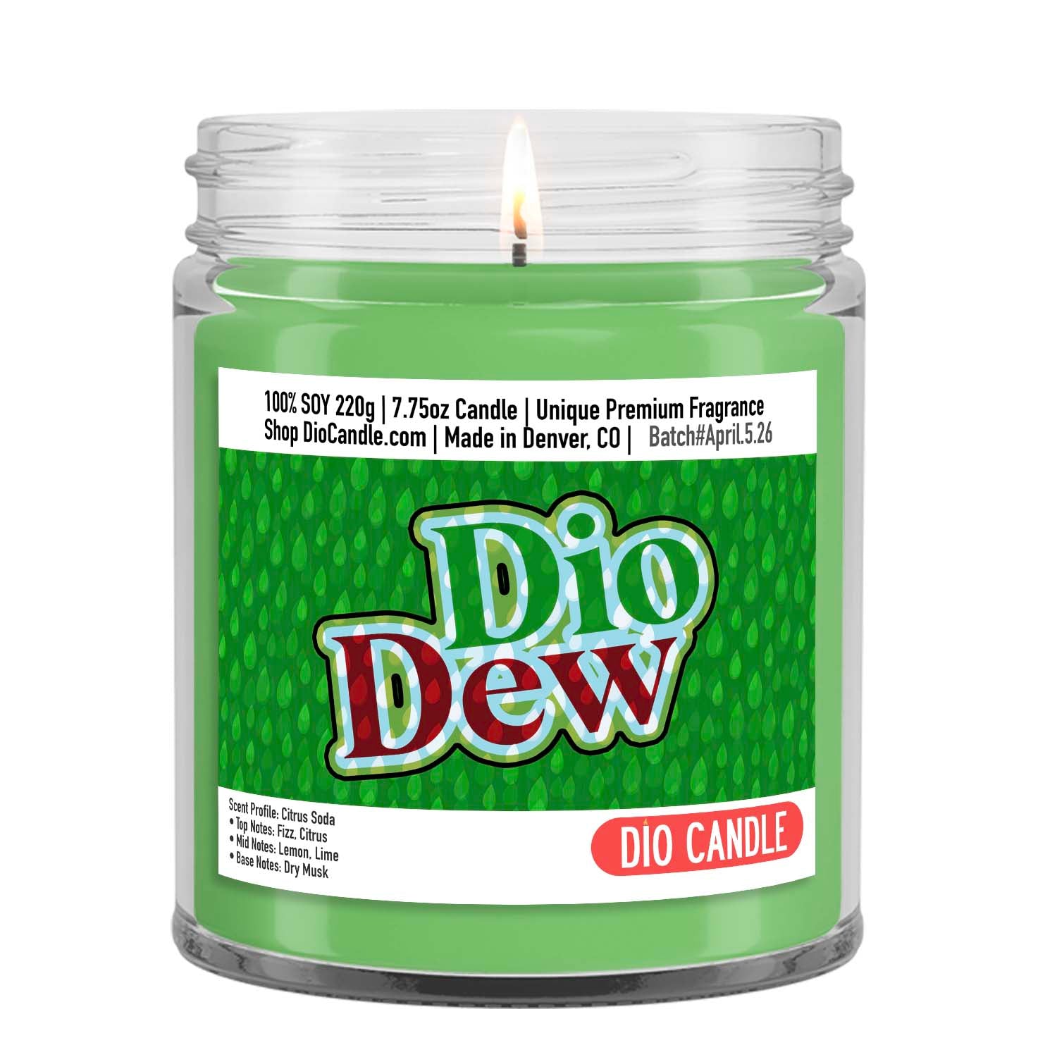 Dew Soda Candle