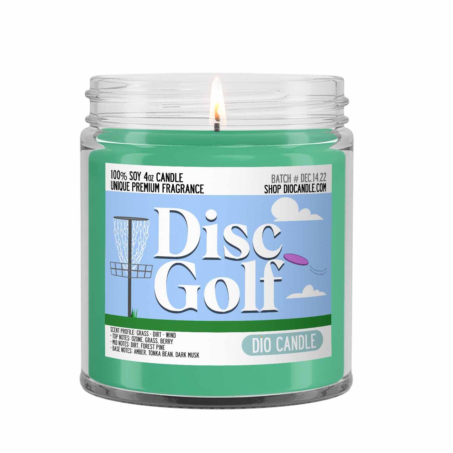 Disc Golf Candle