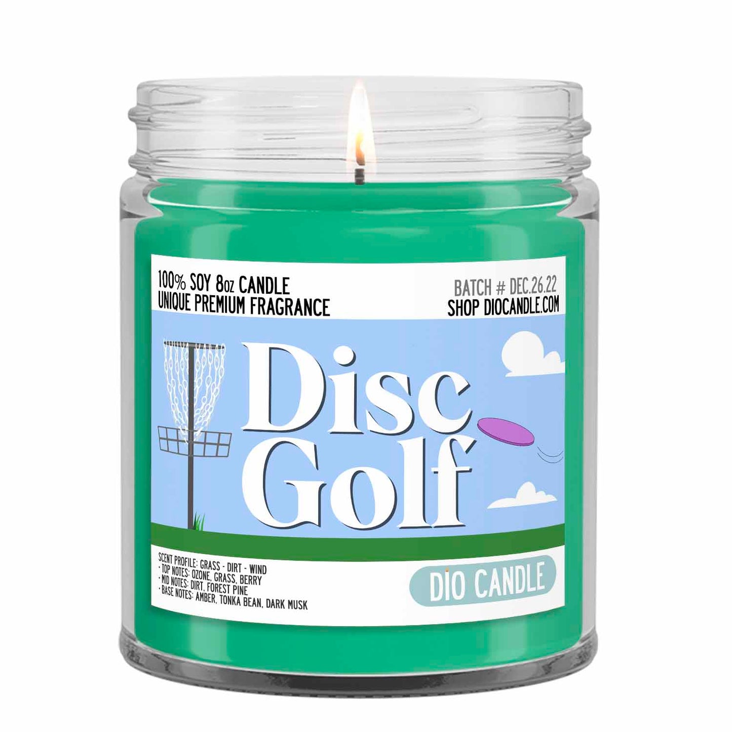 Disc Golf Candle