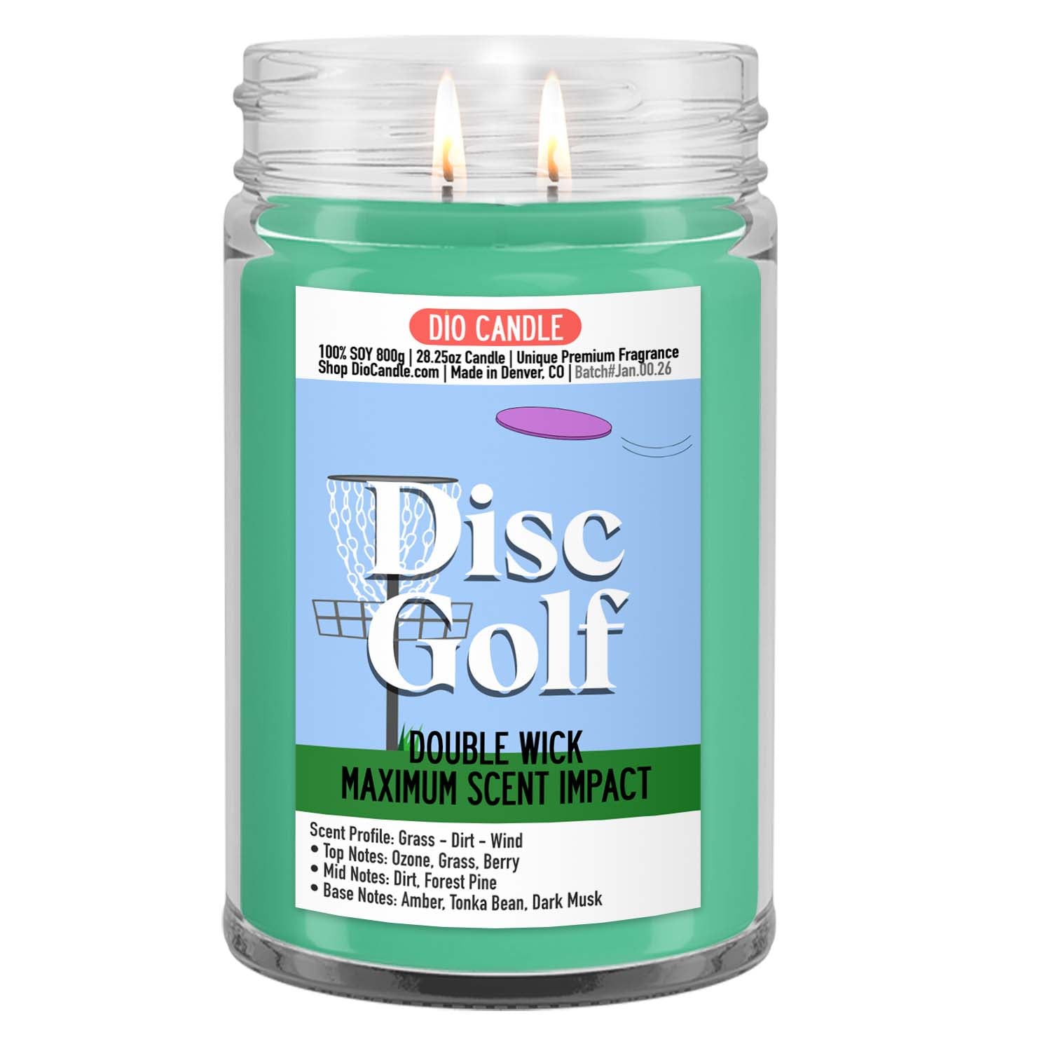 Disc Golf Candle