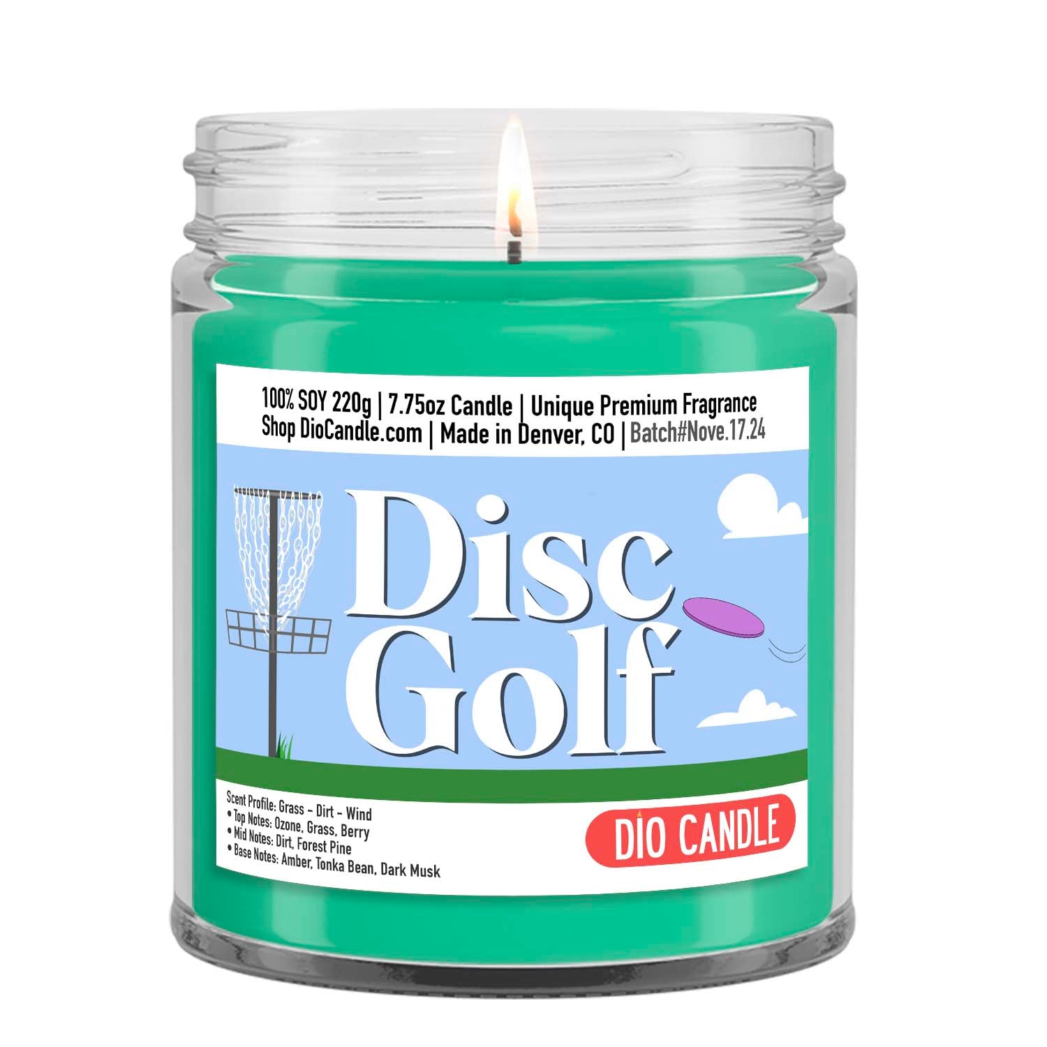 Disc Golf Candle