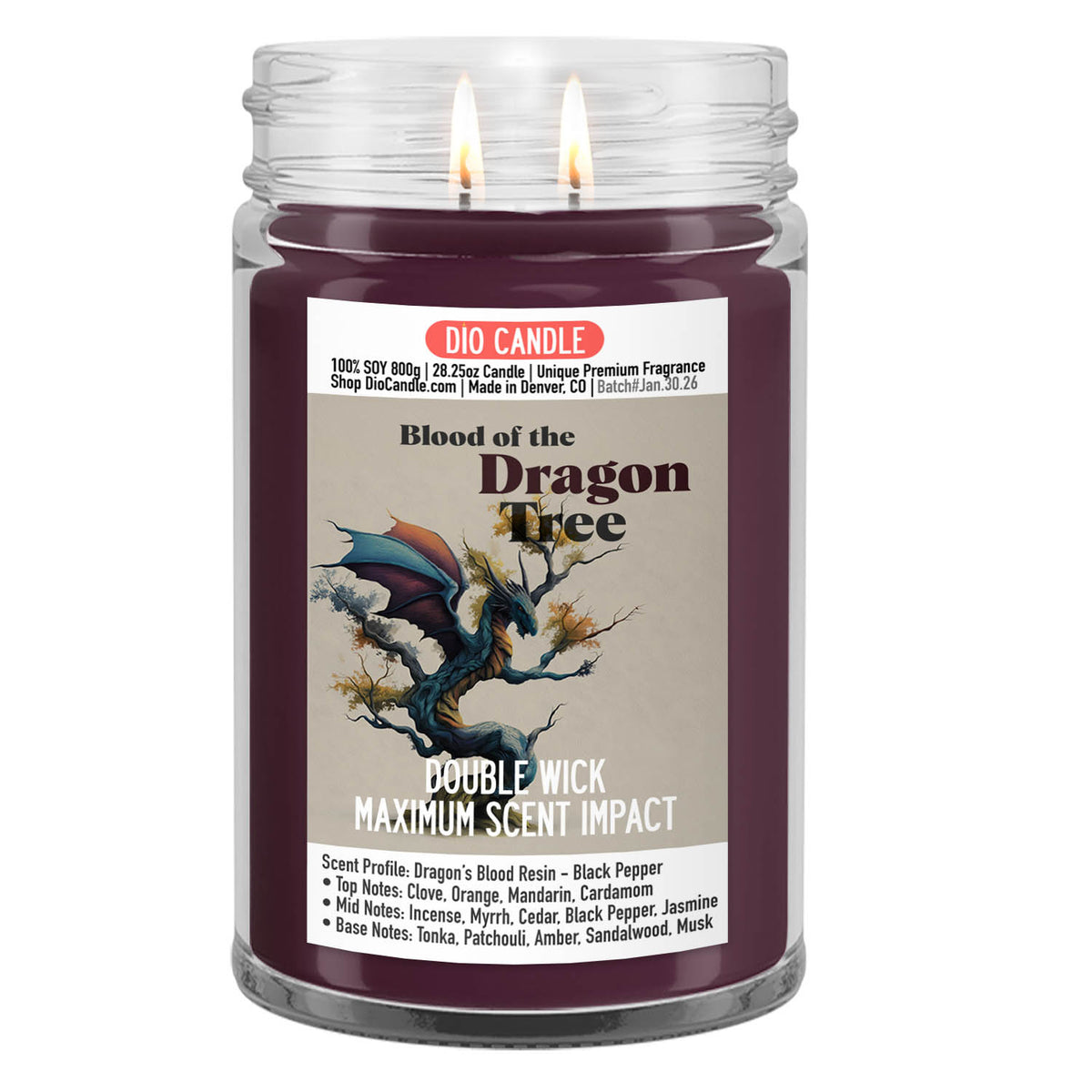 Blood of a Dragon Tree Candle
