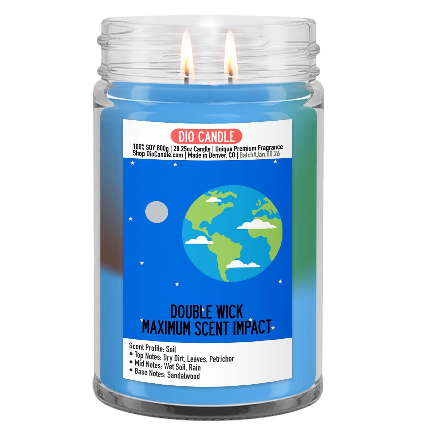 Planet Earth Candle