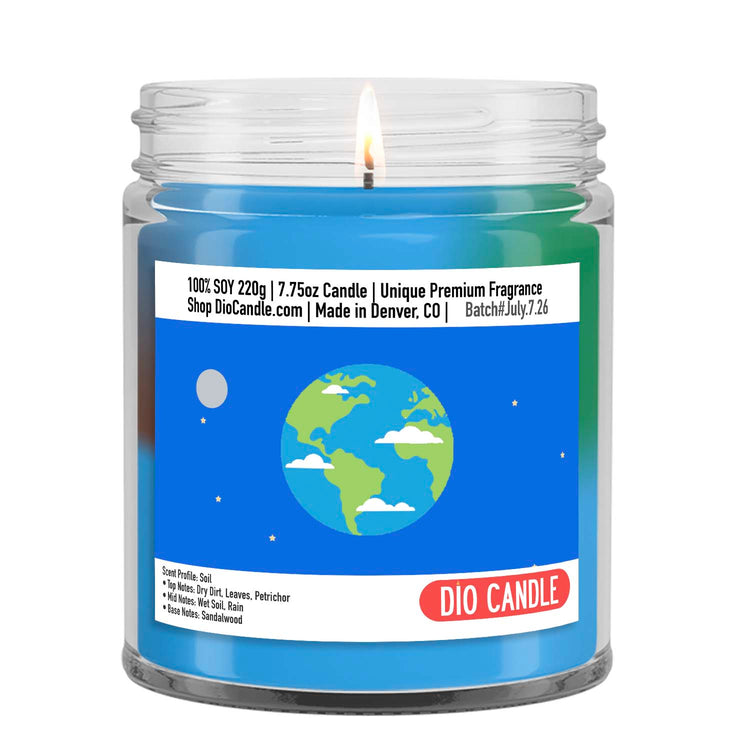 Planet Earth Candle