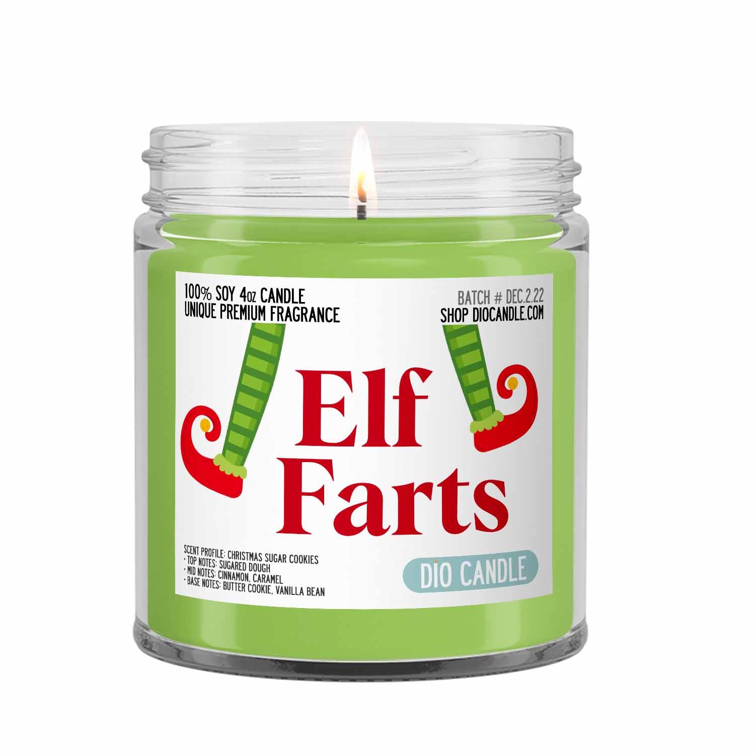 SANTA FARTS FRAGRANCE OIL - 4 OZ - FOR CANDLE & SOAP MAKING BY