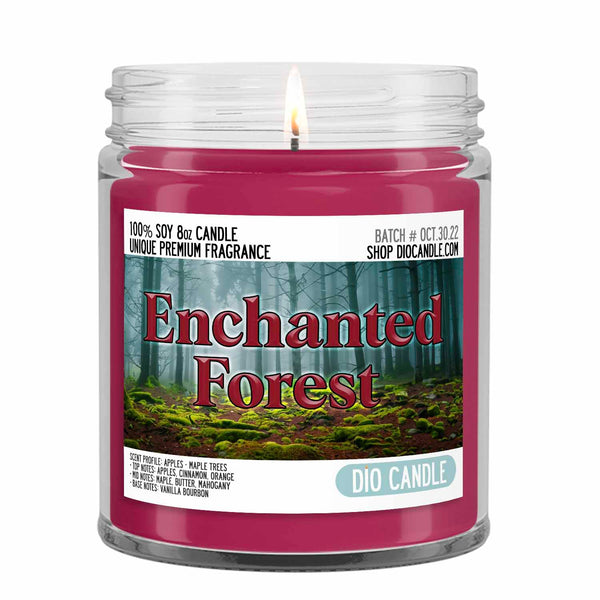 Enchanted Forest Candle Apples Maple Trees Scented
