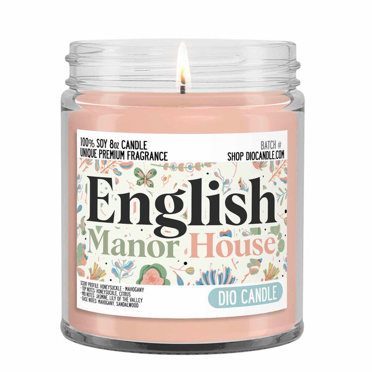 English Manor House Candle
