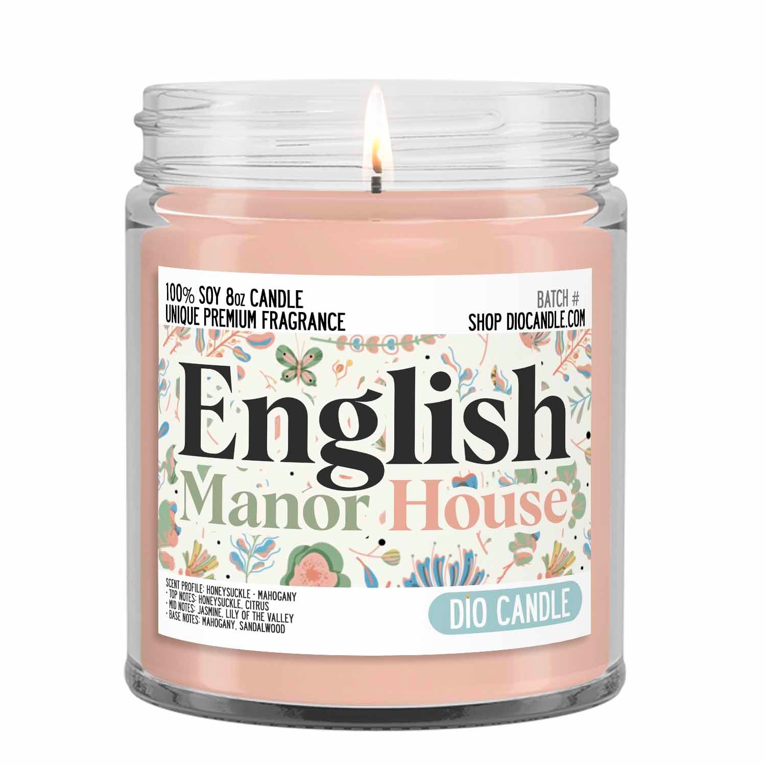English Manor House Candle