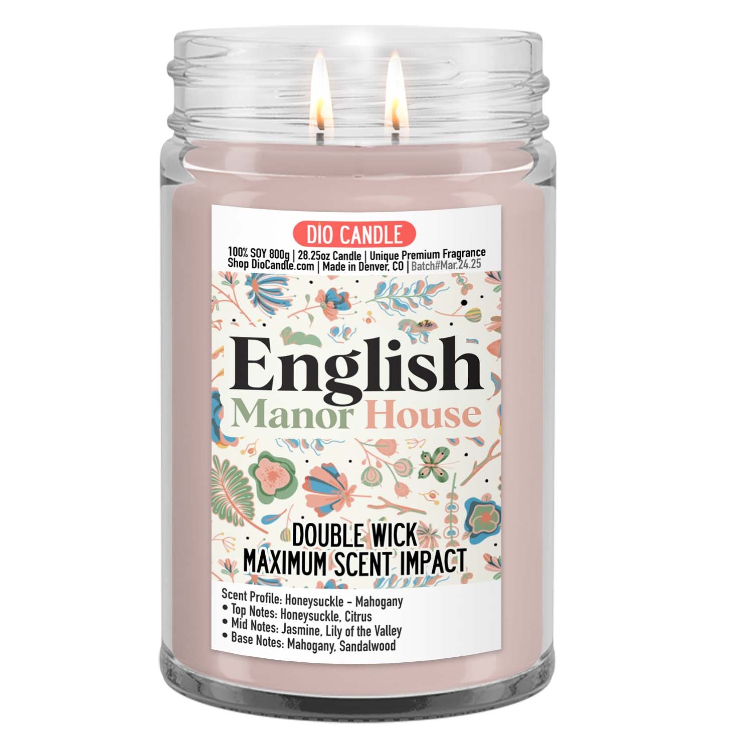 English Manor House Candle