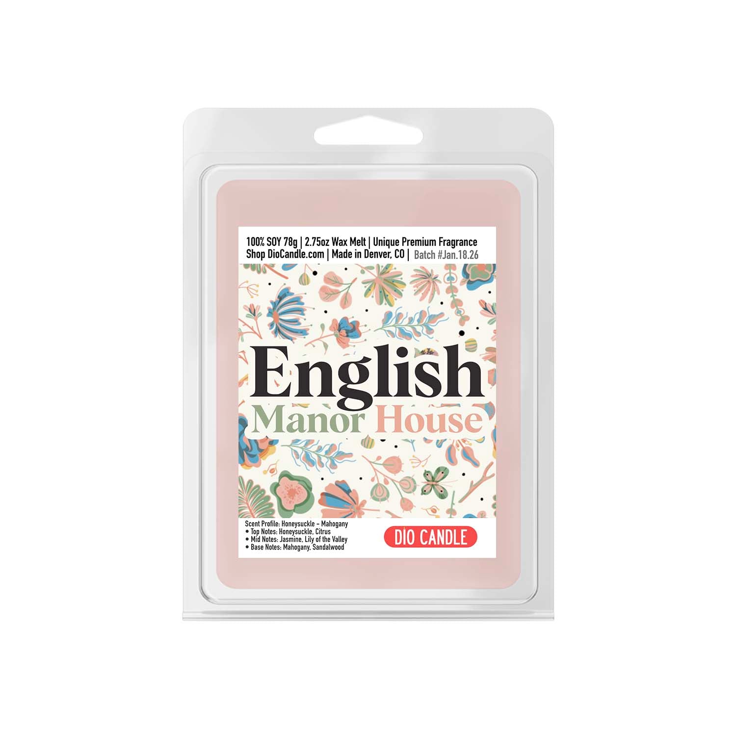 English Manor House Candle