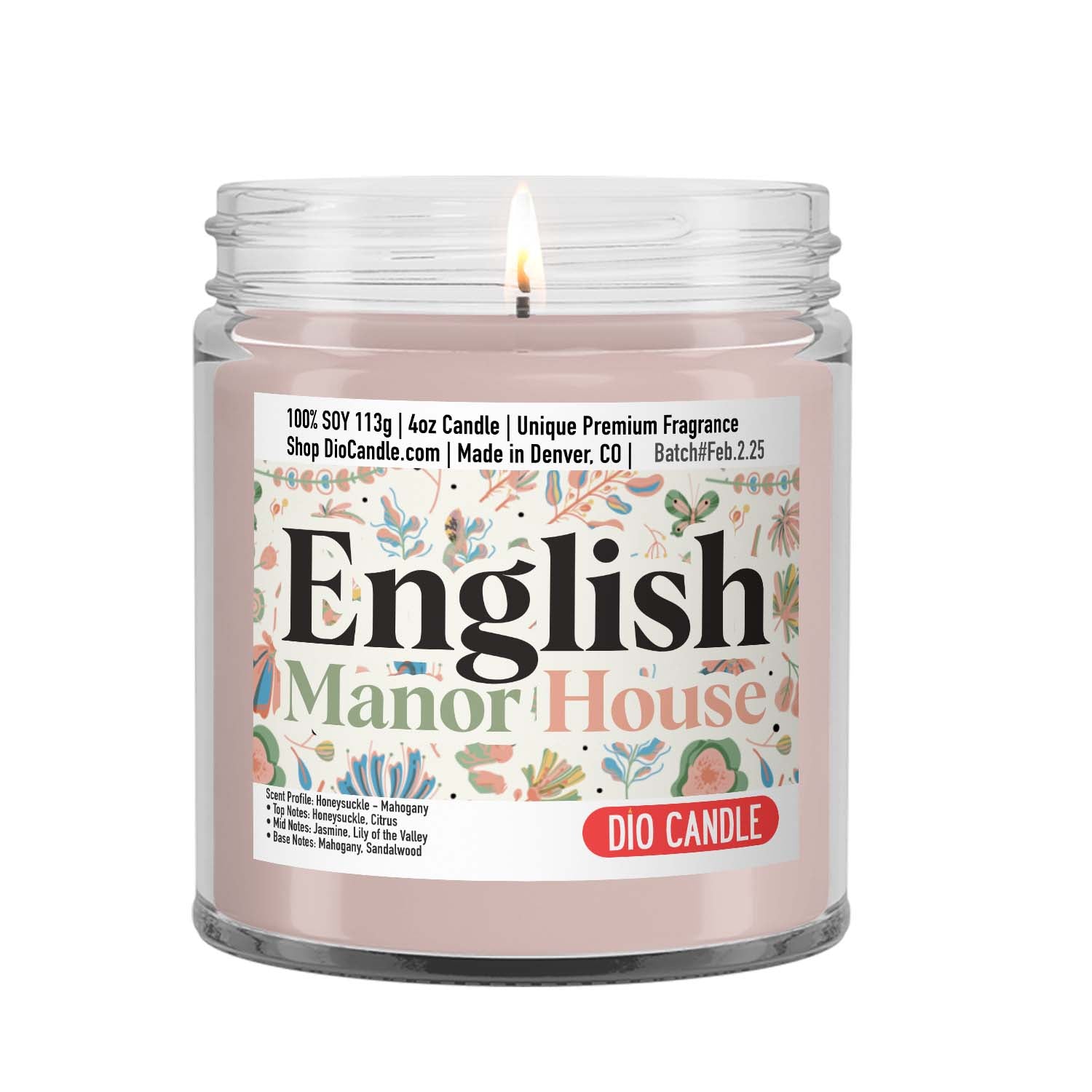 English Manor House Candle