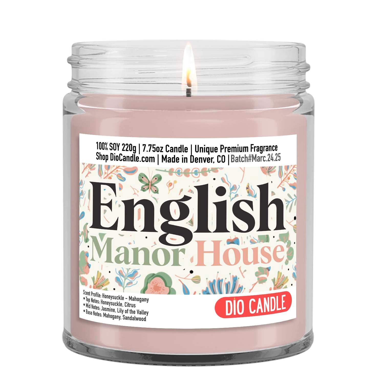English Manor House Candle