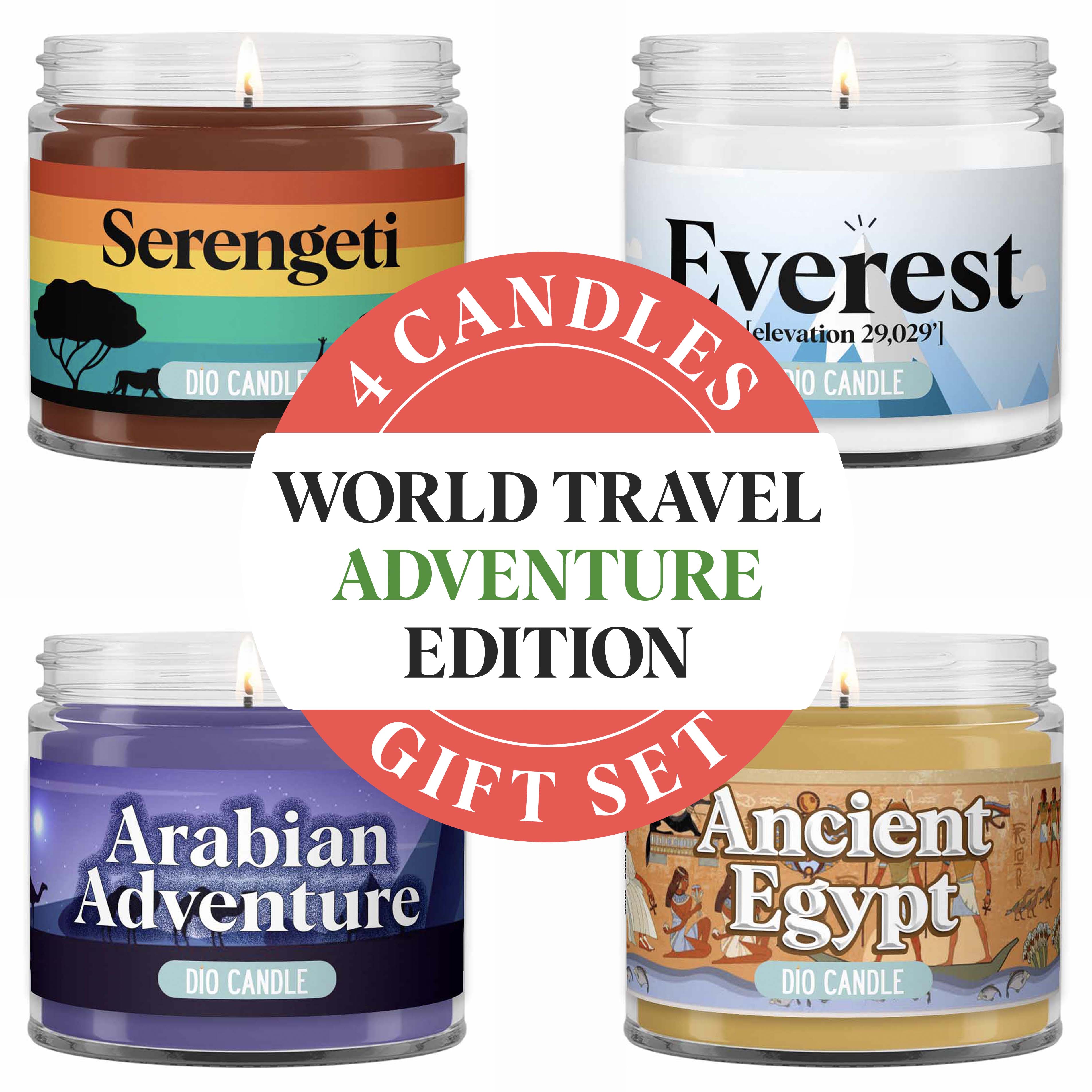 Travel Adventure Candle Gift Set