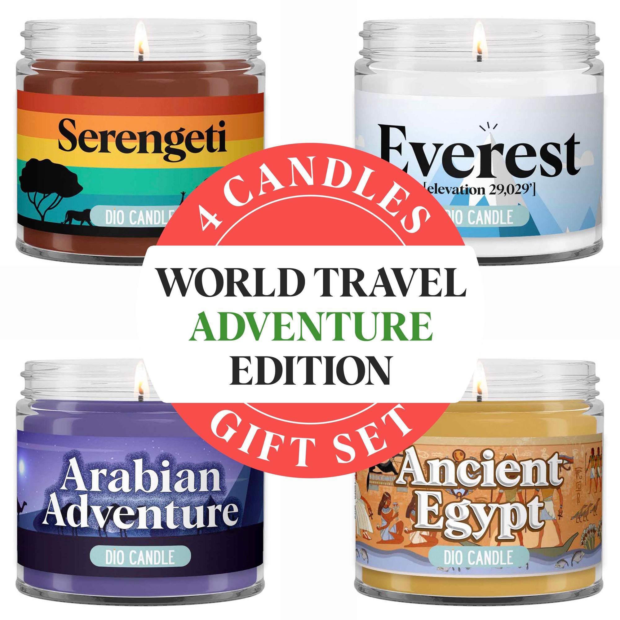 Build Your Own World Travel Candle Gift Set