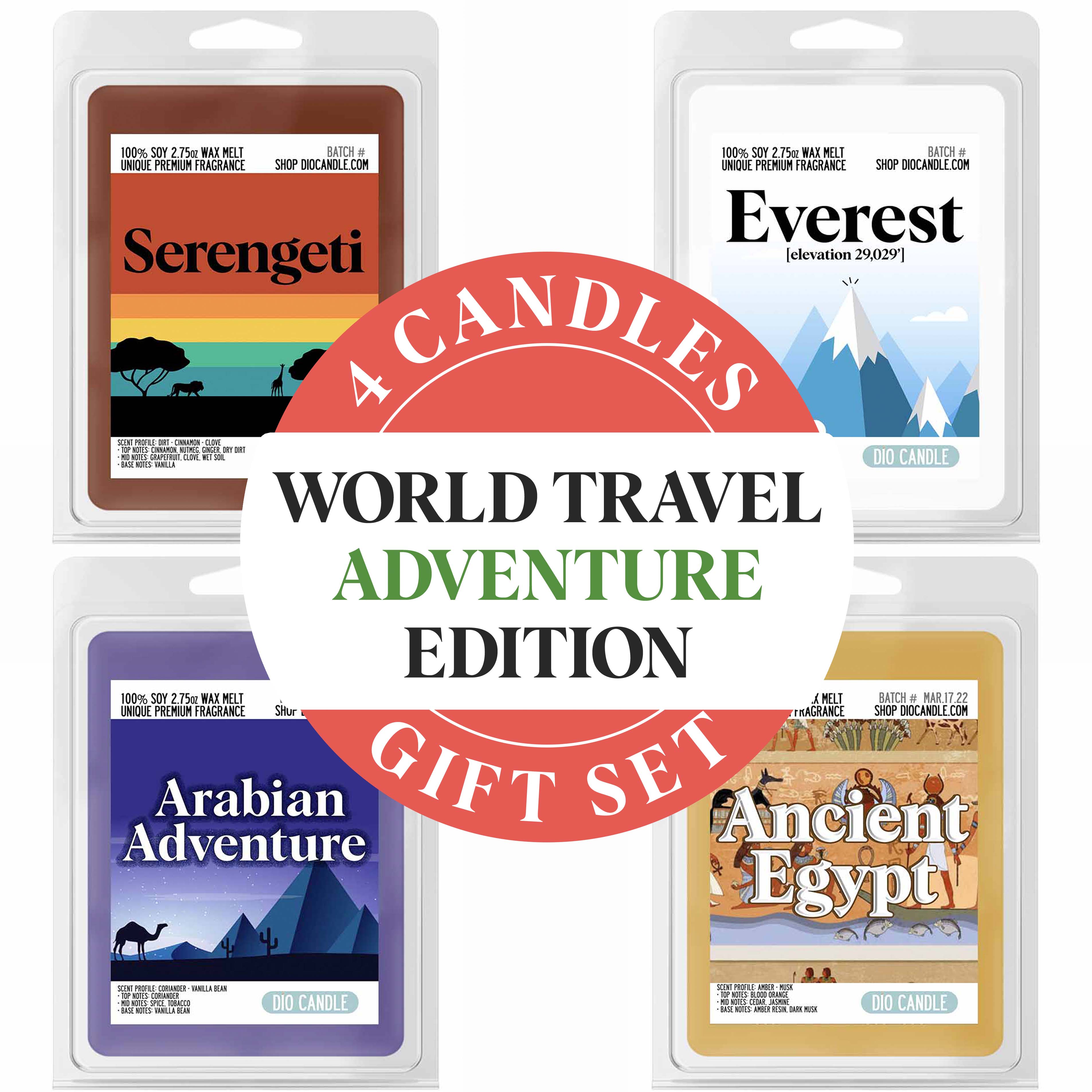 Travel Adventure Candle Gift Set