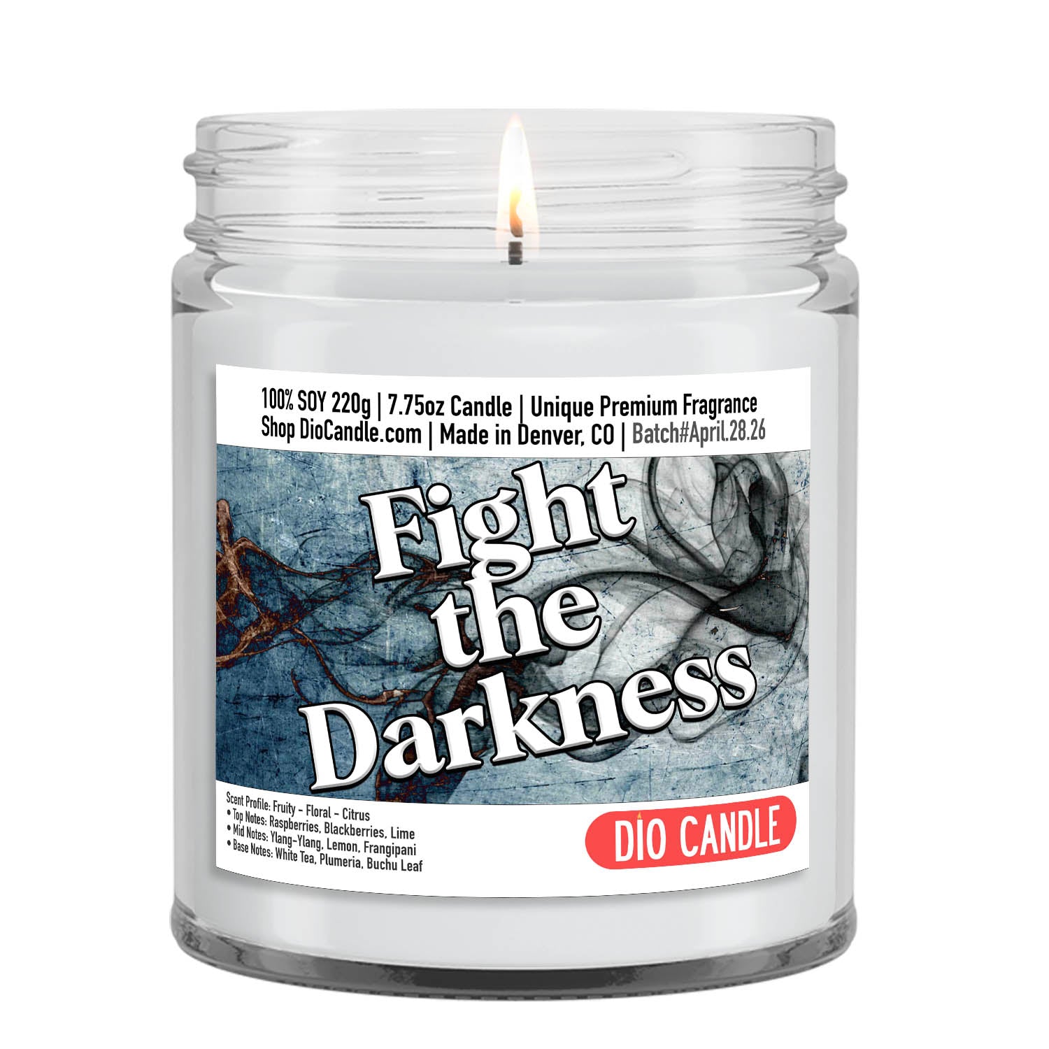 Fight the Darkness Candle