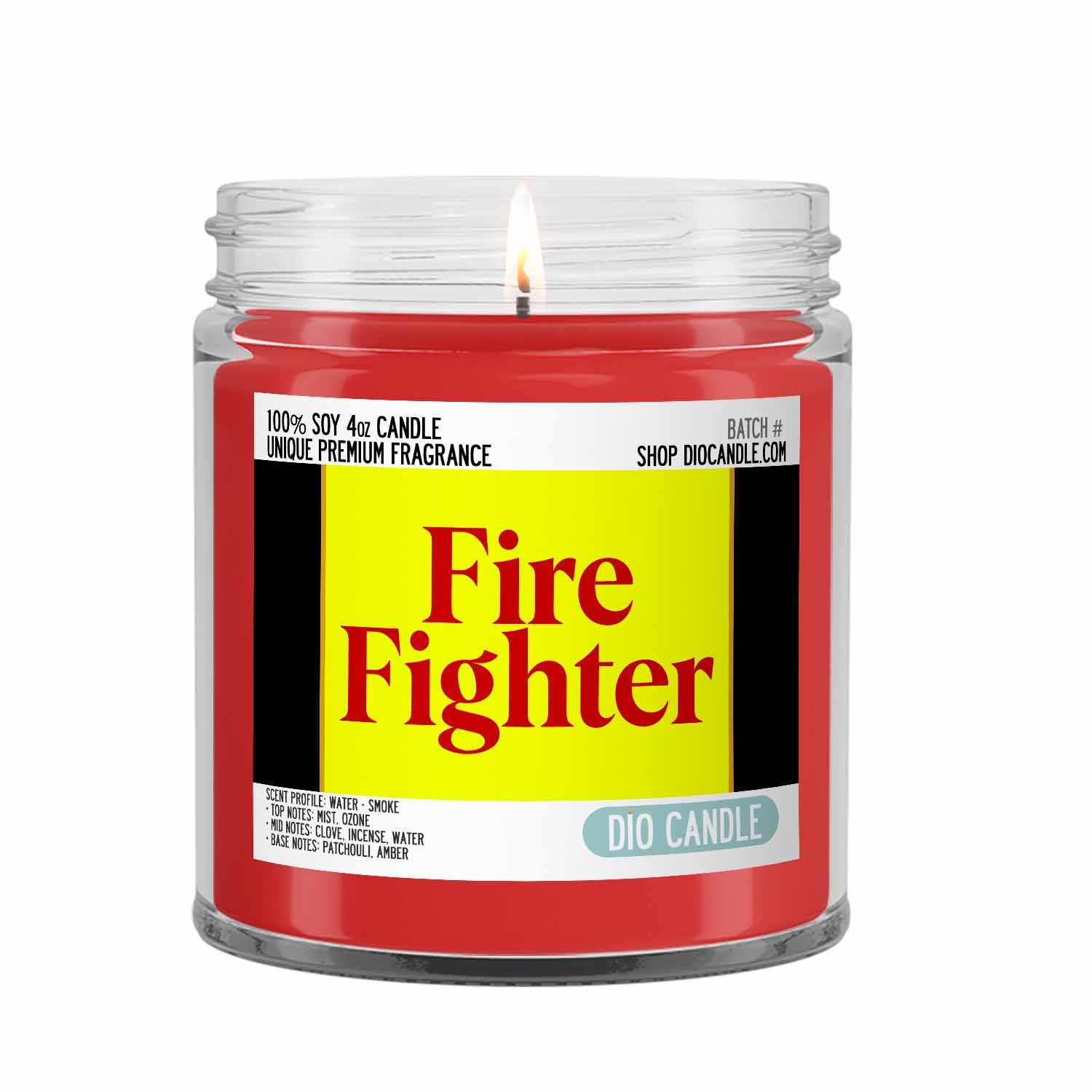 Fire Fighter Candle