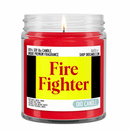 Fire Fighter Candle