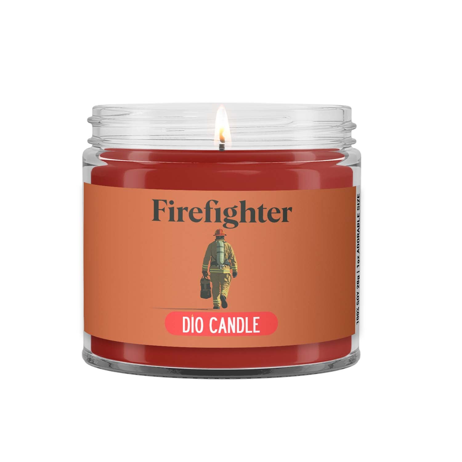 Fire Fighter Candle
