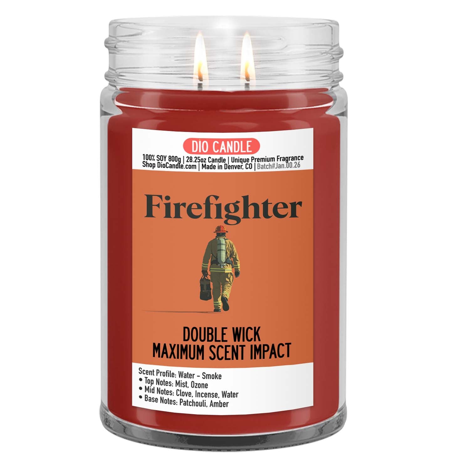 Fire Fighter Candle