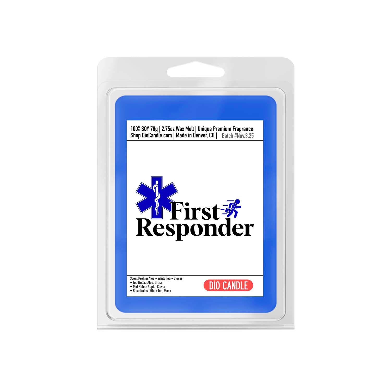 First Responder Candle - Last Chance - Retiring Fragrance