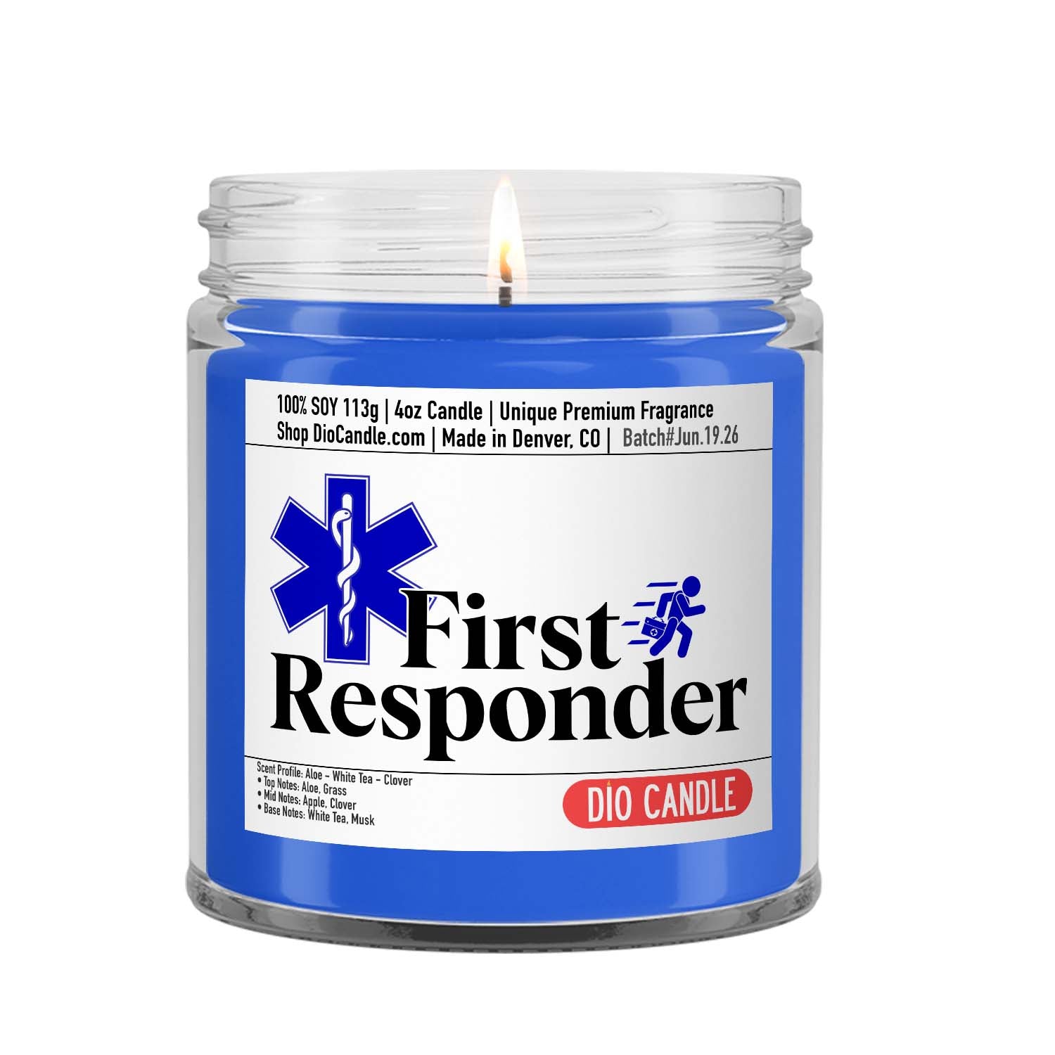 First Responder Candle - Last Chance - Retiring Fragrance