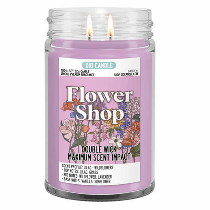 Flower Shop Mother's Day Candle