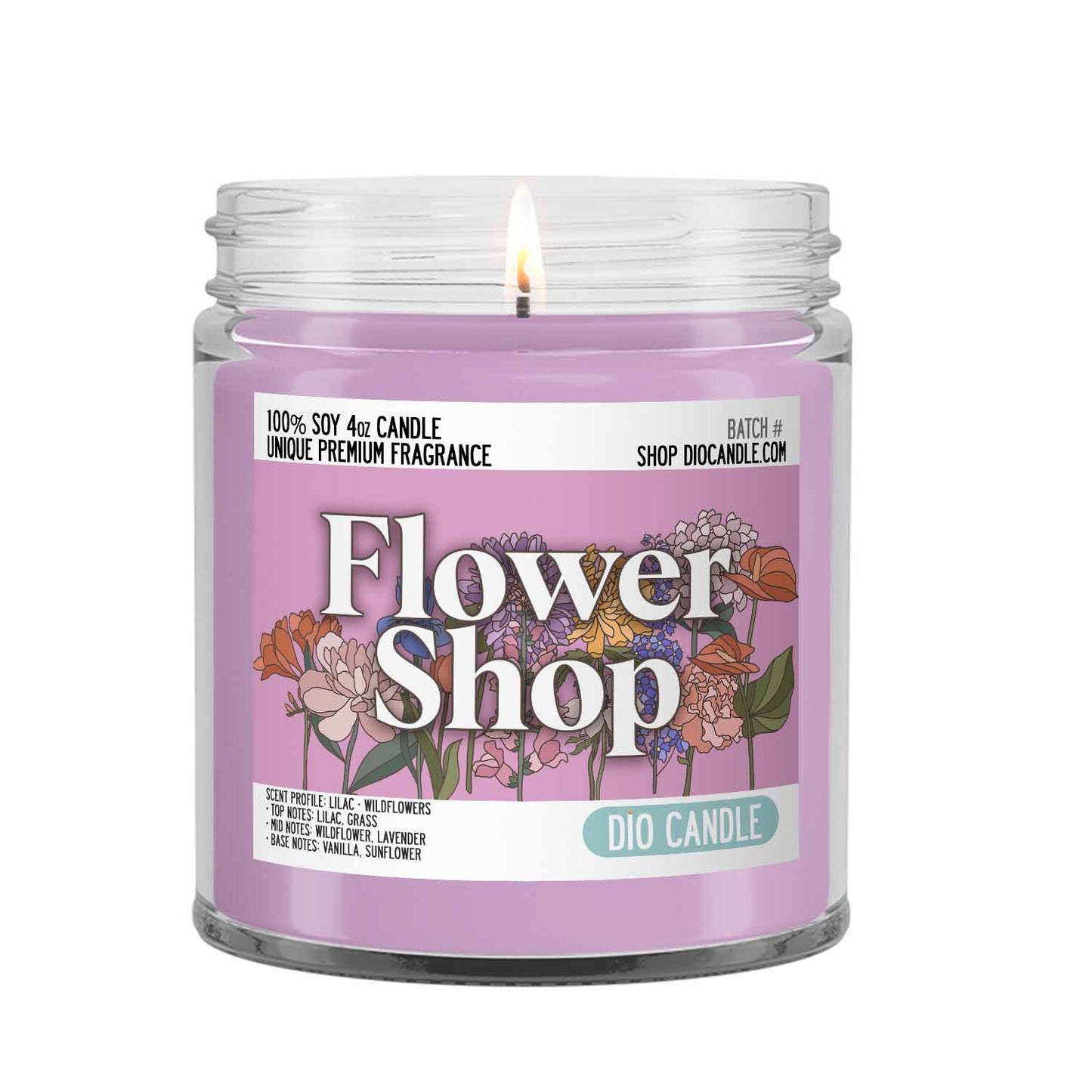 Flower Shop Mother's Day Candle