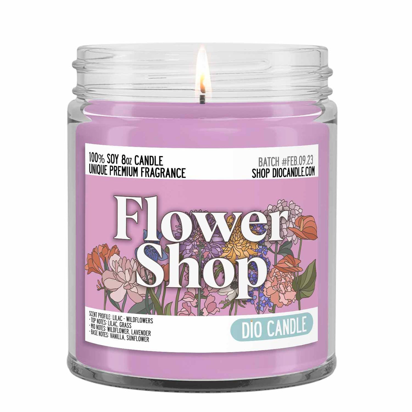 Flower Shop Mother's Day Candle