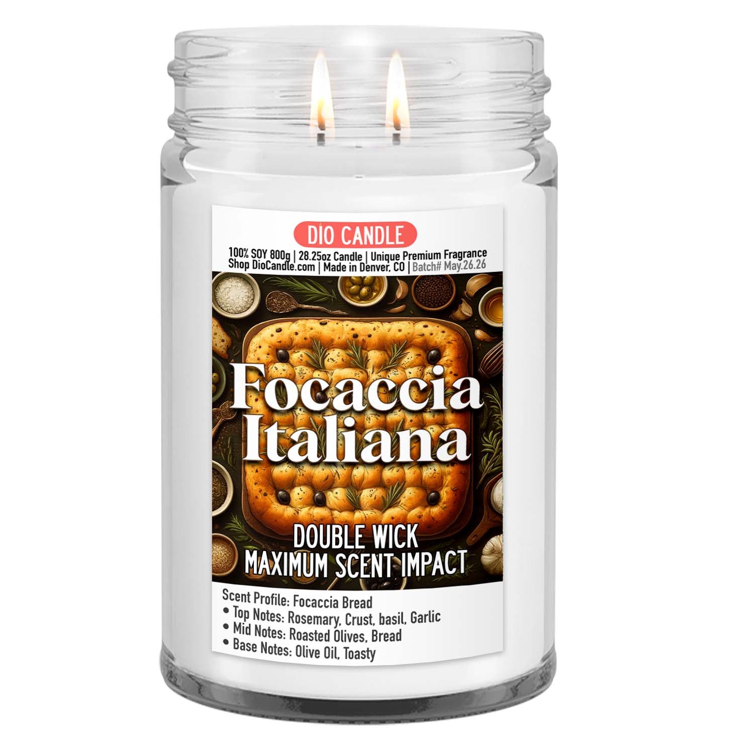 Focaccia Italiana Candle