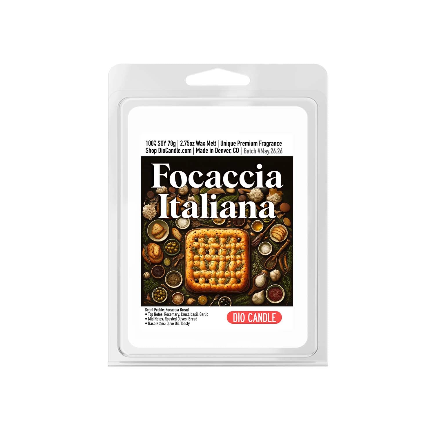 Focaccia Italiana Candle
