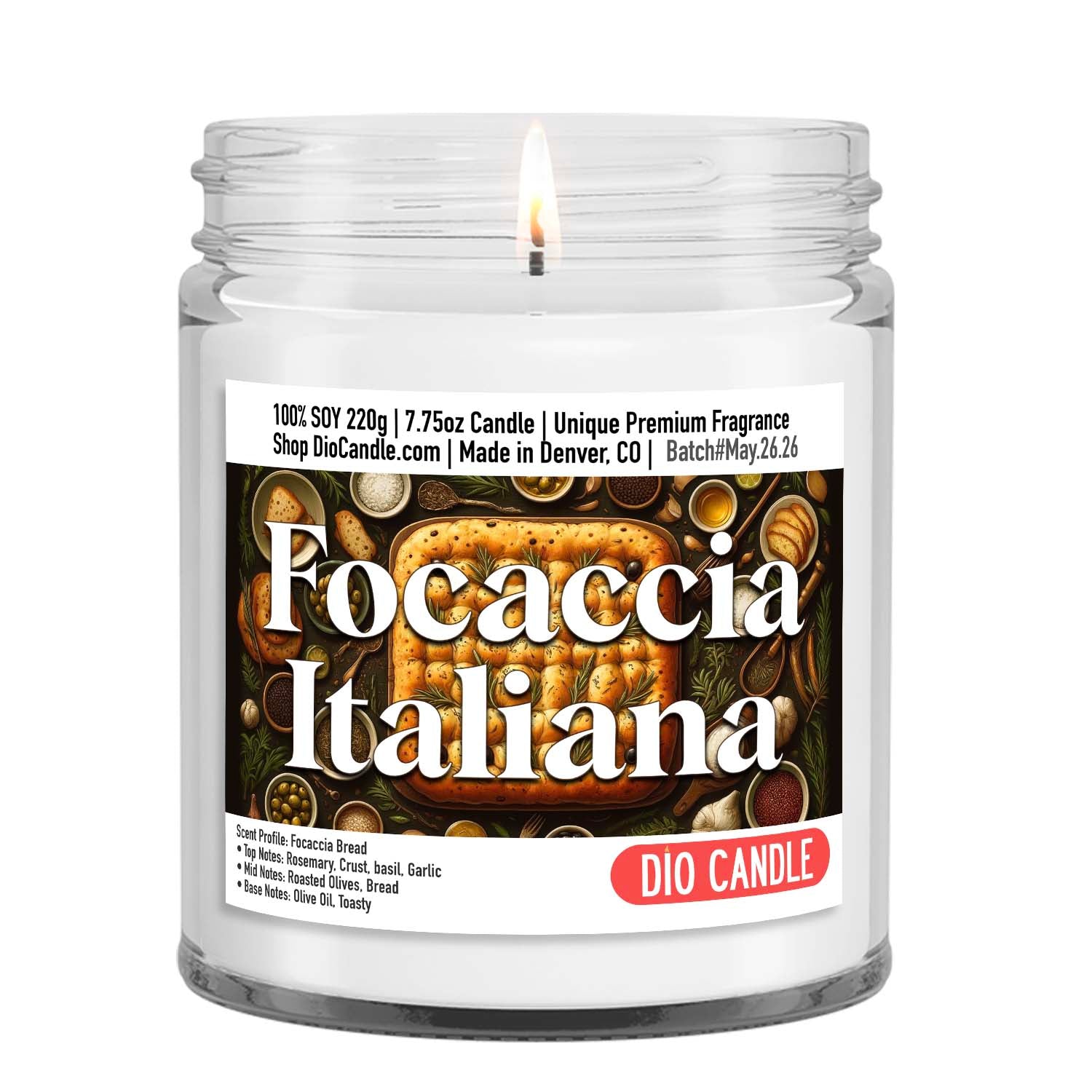 Focaccia Italiana Candle