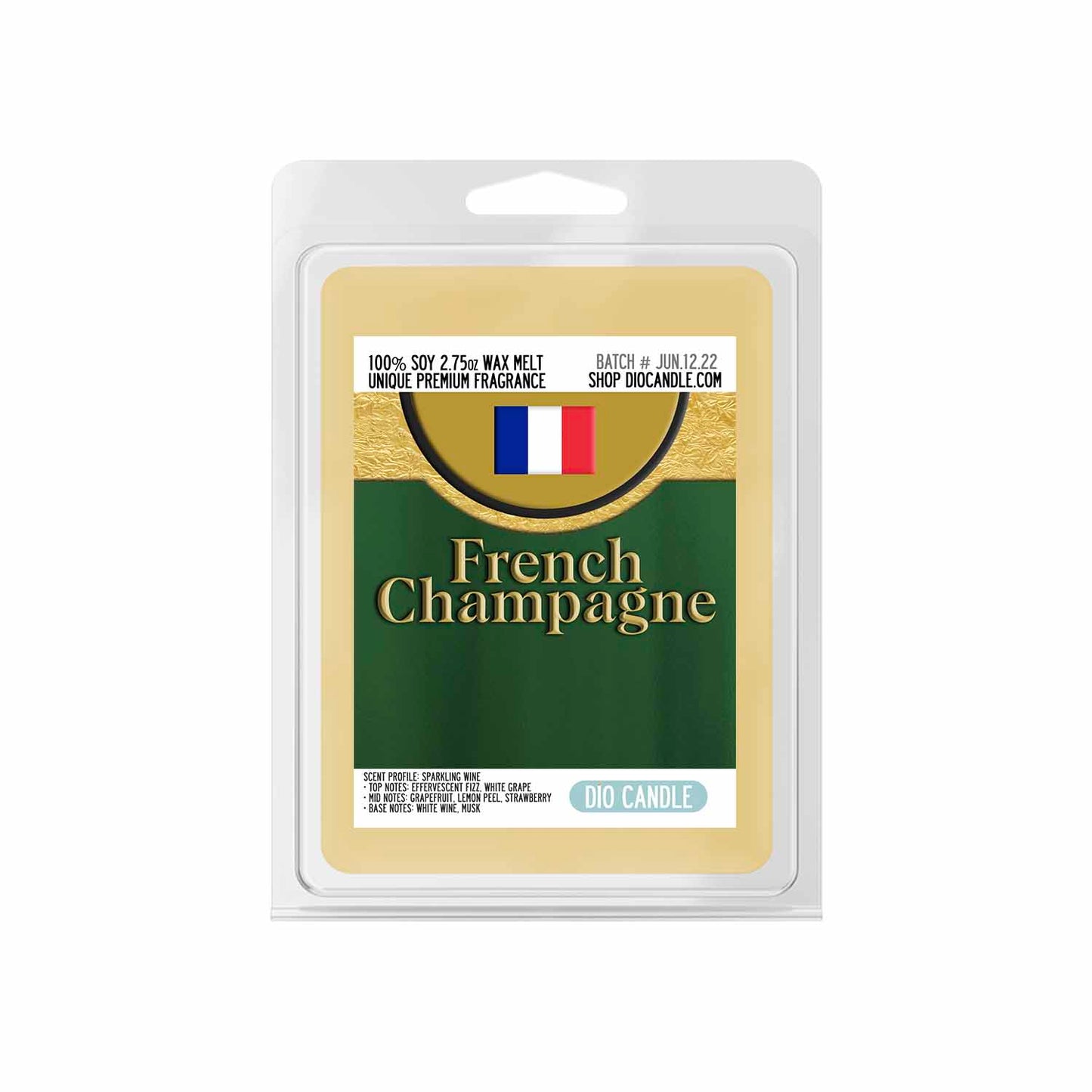 French Champagne Candle