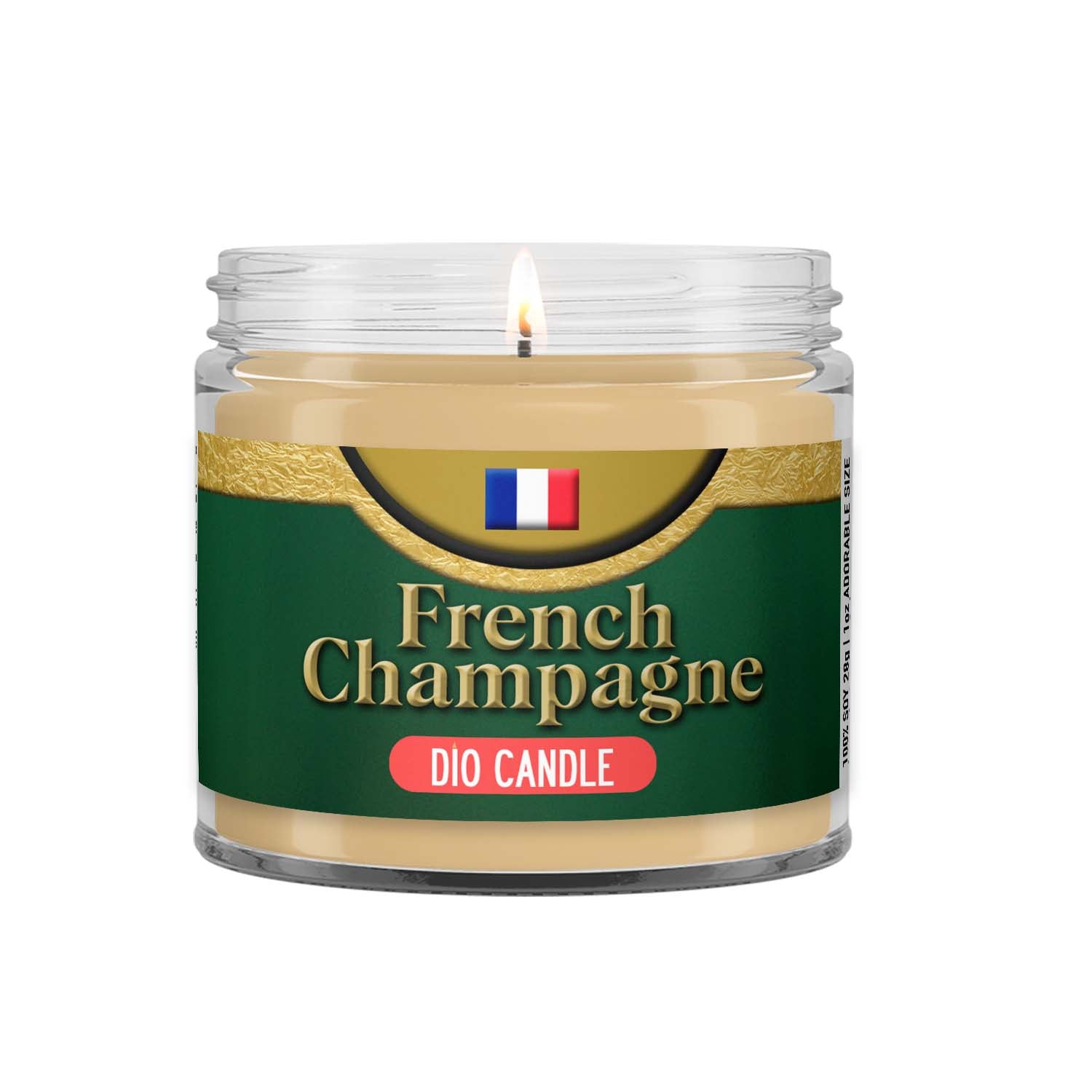 French Champagne Candle