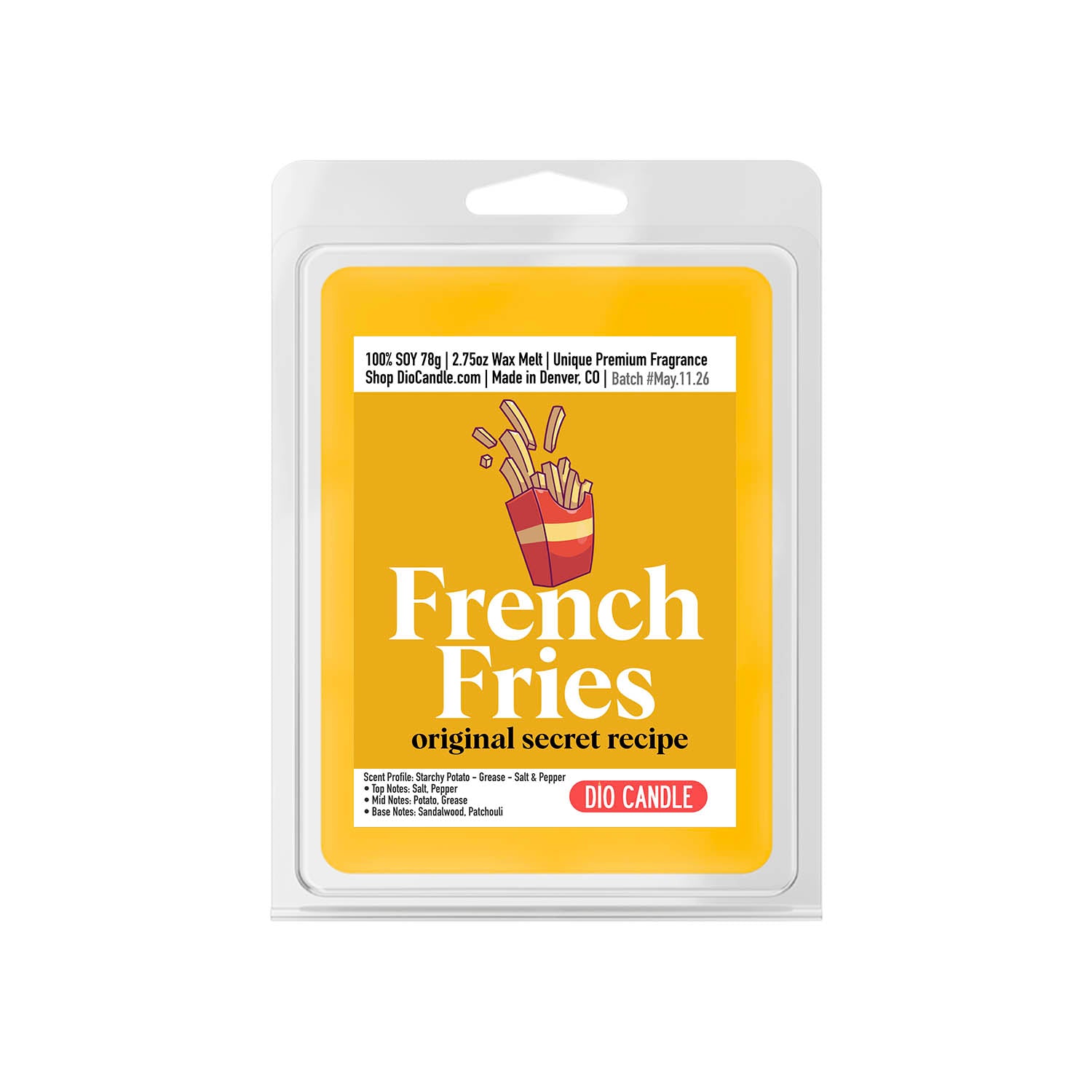 French Fries Candle