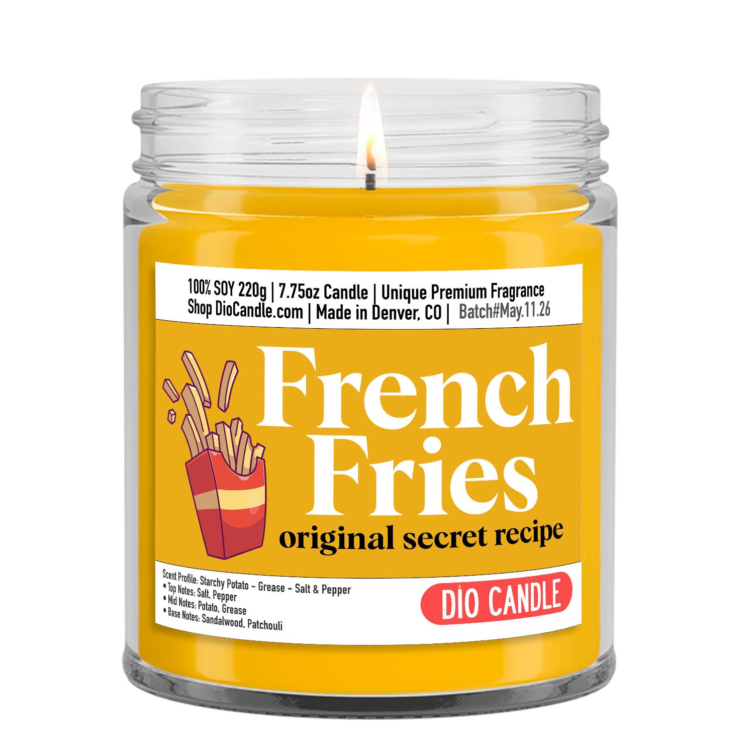 French Fries Candle