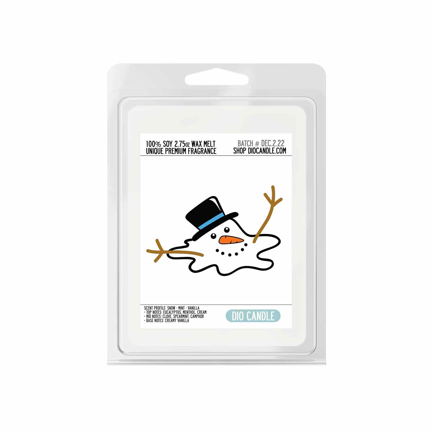 Melted Snowman Candle
