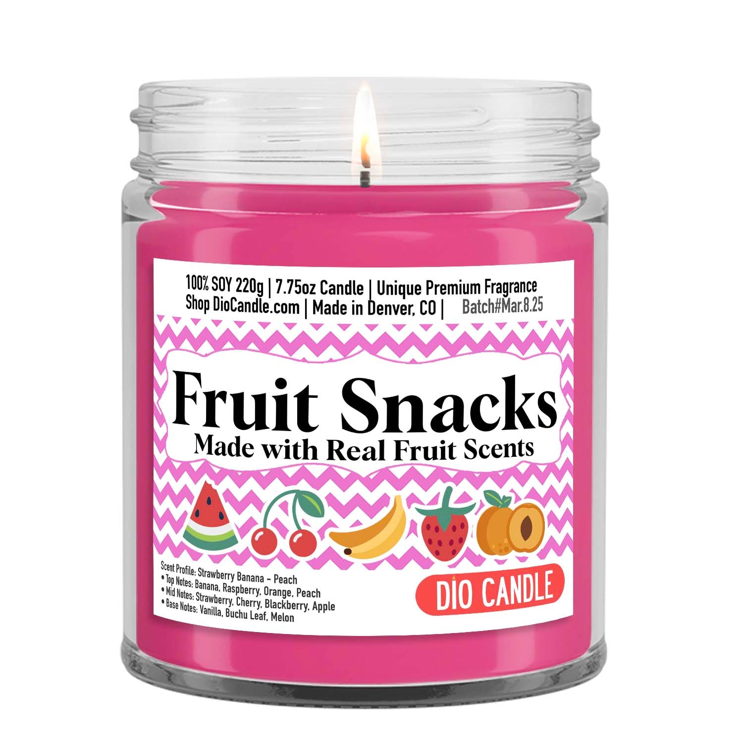 Fruit Snacks Candle