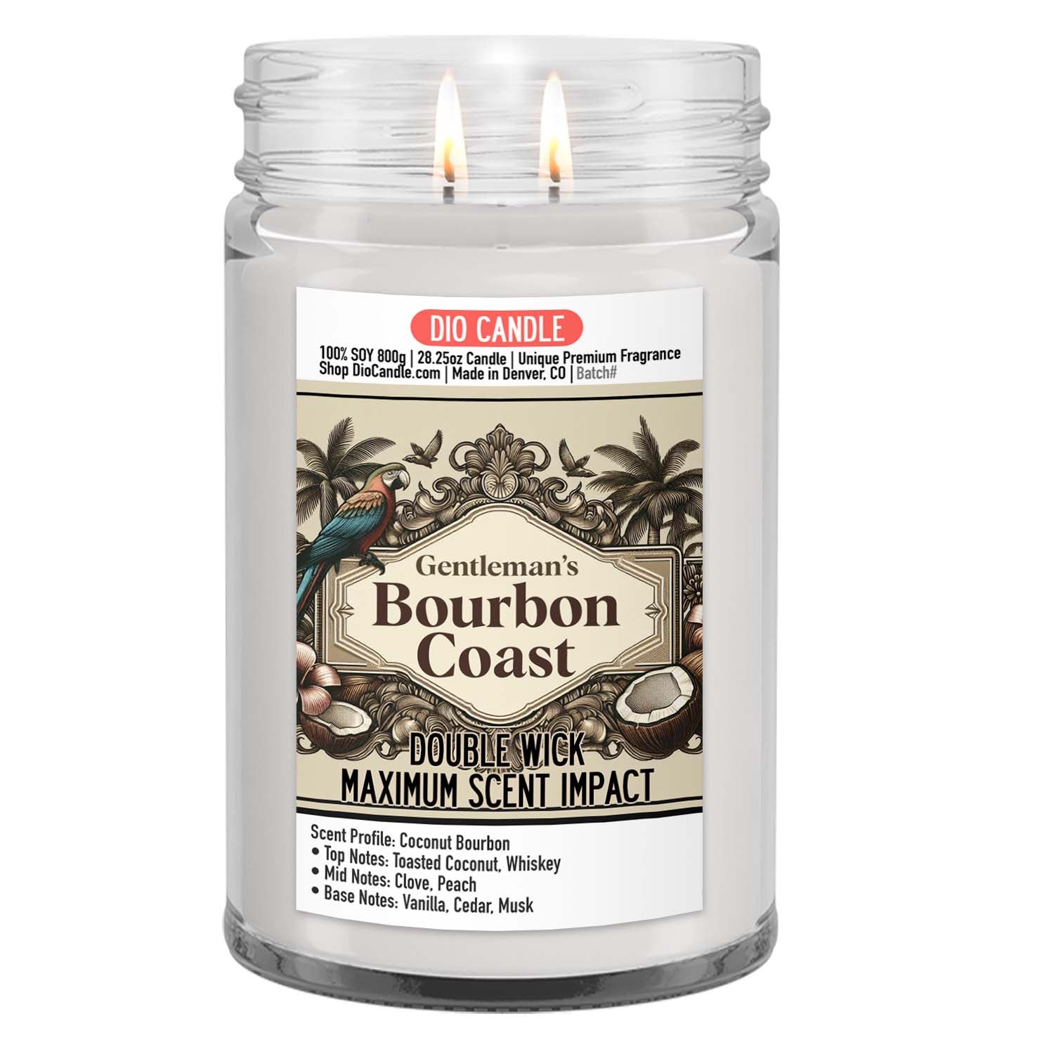 Gentlemen's Bourbon Coast Candle