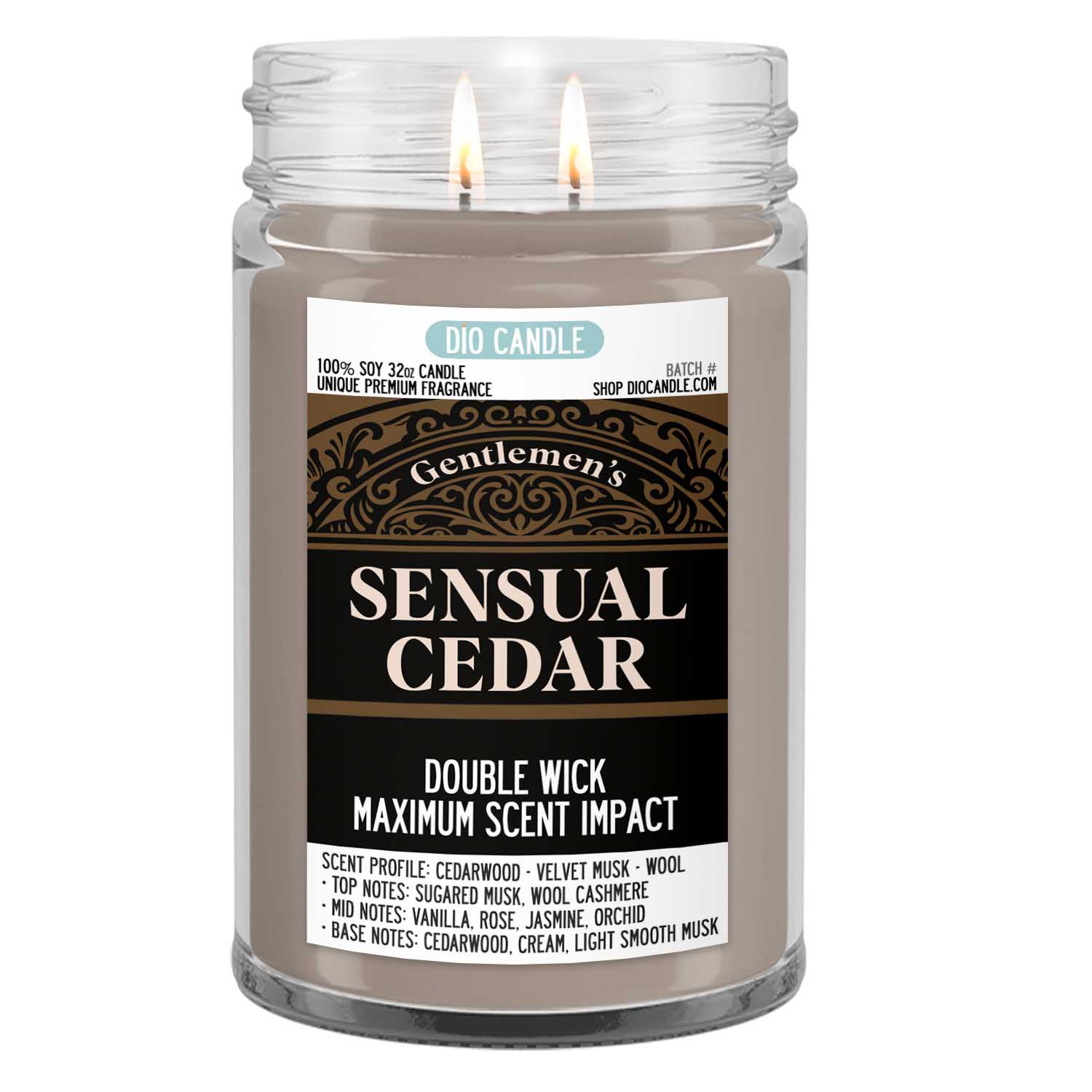 Gentlemen's Sensual Cedar Candle